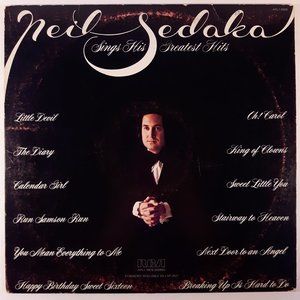 Neil Sedaka - Sings His Greatest Hits - Vinyl LP Record